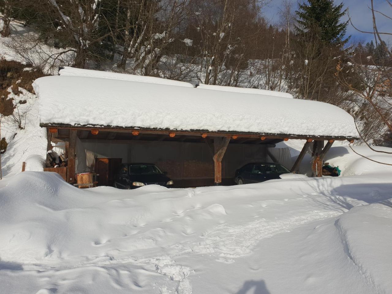 Waldheimathuette Villa Sankt Kathrein am Hauenstein Exteriör bild