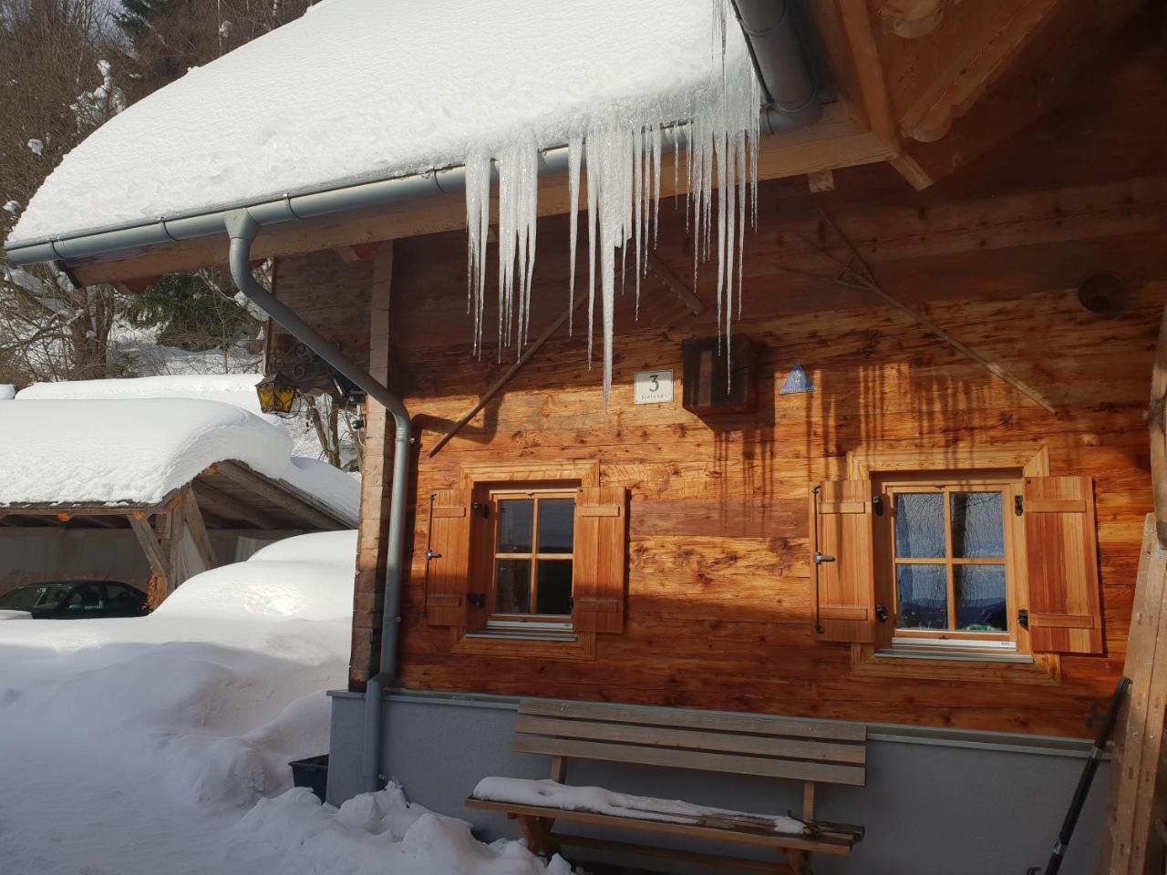 Waldheimathuette Villa Sankt Kathrein am Hauenstein Exteriör bild