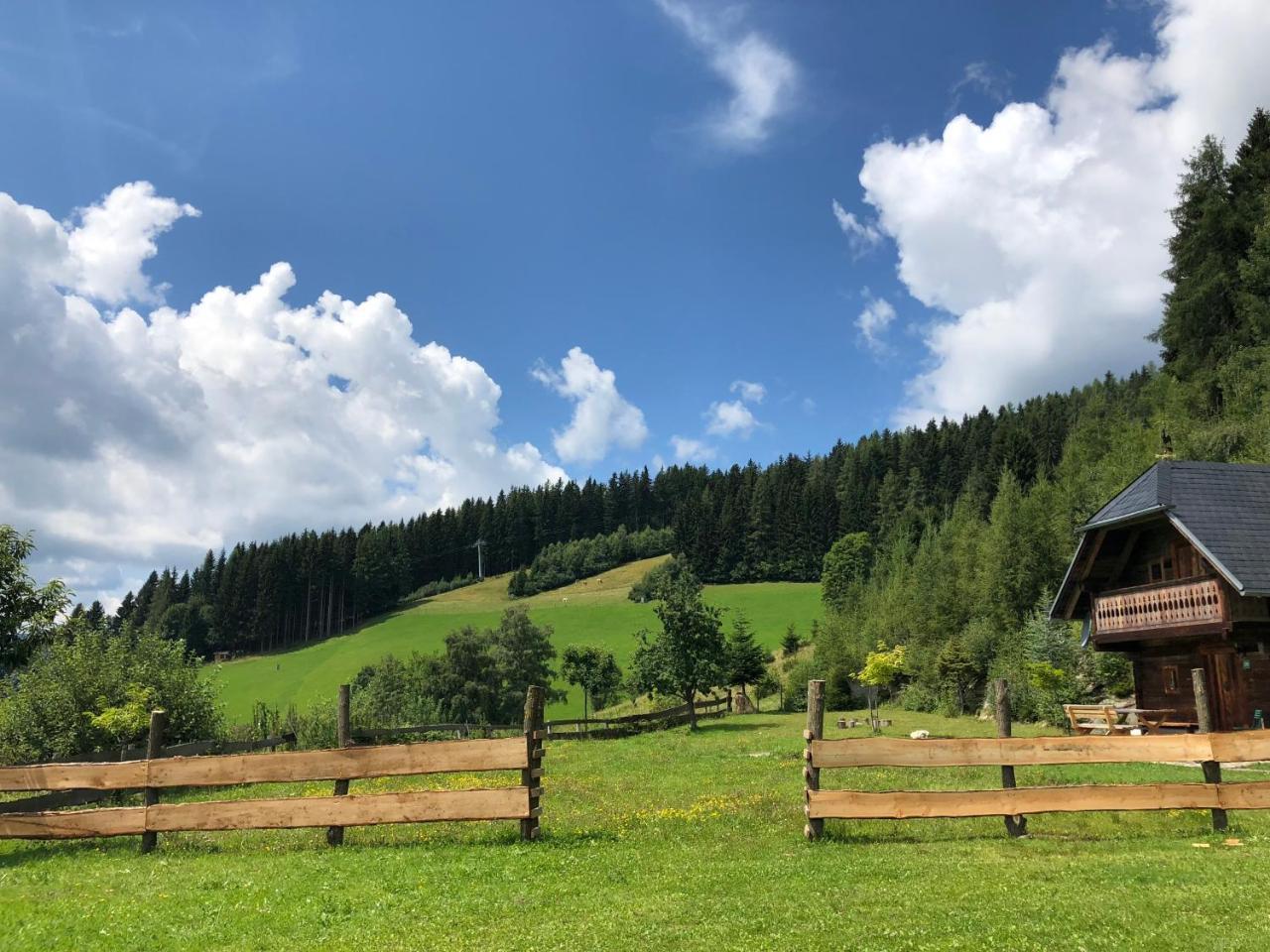 Waldheimathuette Villa Sankt Kathrein am Hauenstein Exteriör bild