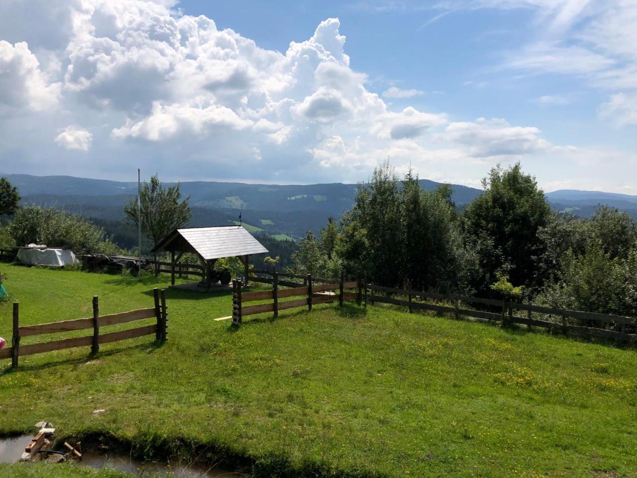 Waldheimathuette Villa Sankt Kathrein am Hauenstein Exteriör bild