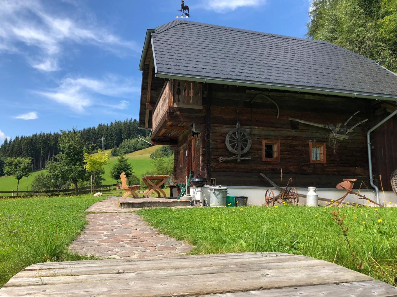 Waldheimathuette Villa Sankt Kathrein am Hauenstein Exteriör bild