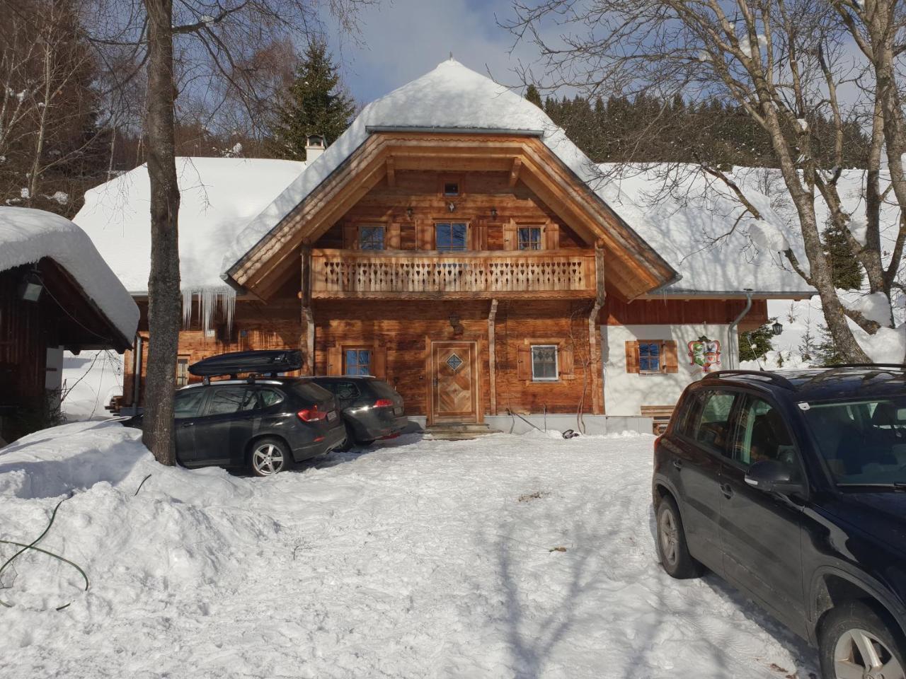 Waldheimathuette Villa Sankt Kathrein am Hauenstein Exteriör bild