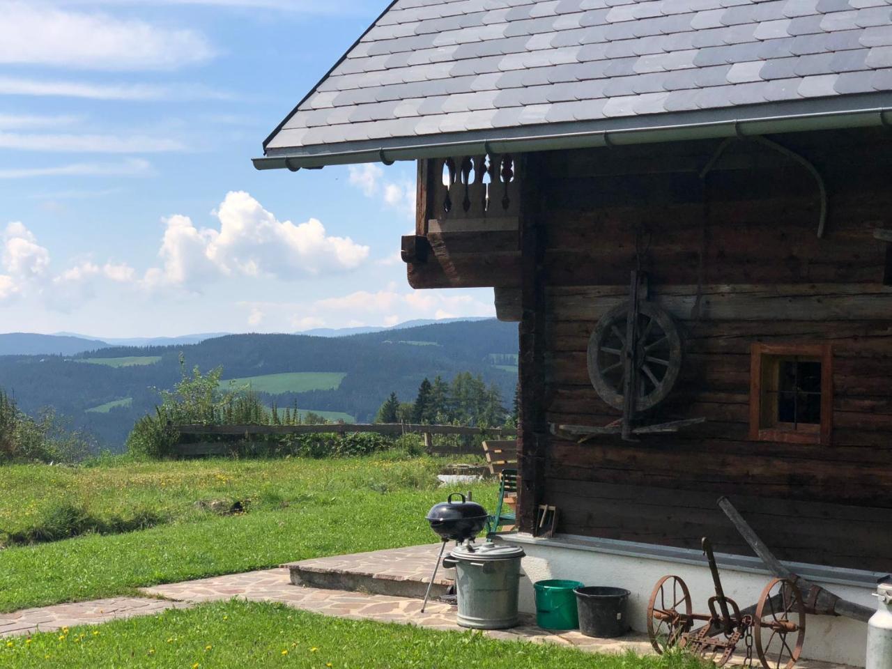 Waldheimathuette Villa Sankt Kathrein am Hauenstein Exteriör bild
